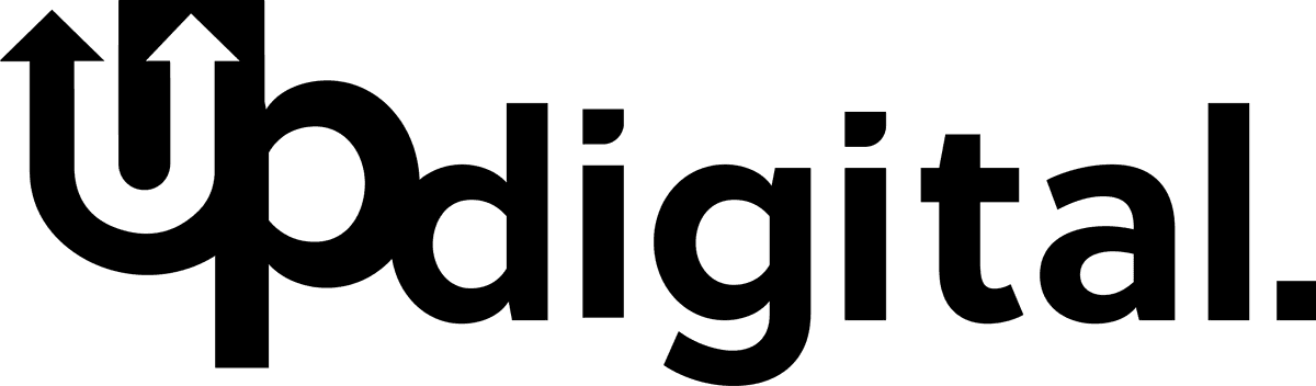 Up Digital black wordmark