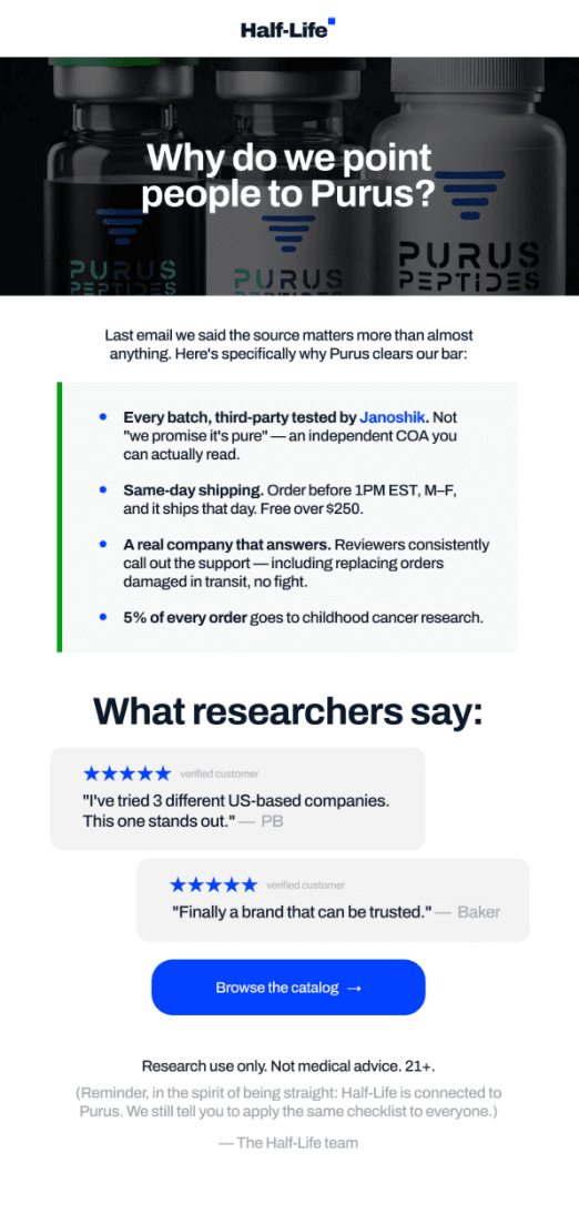 Email creative