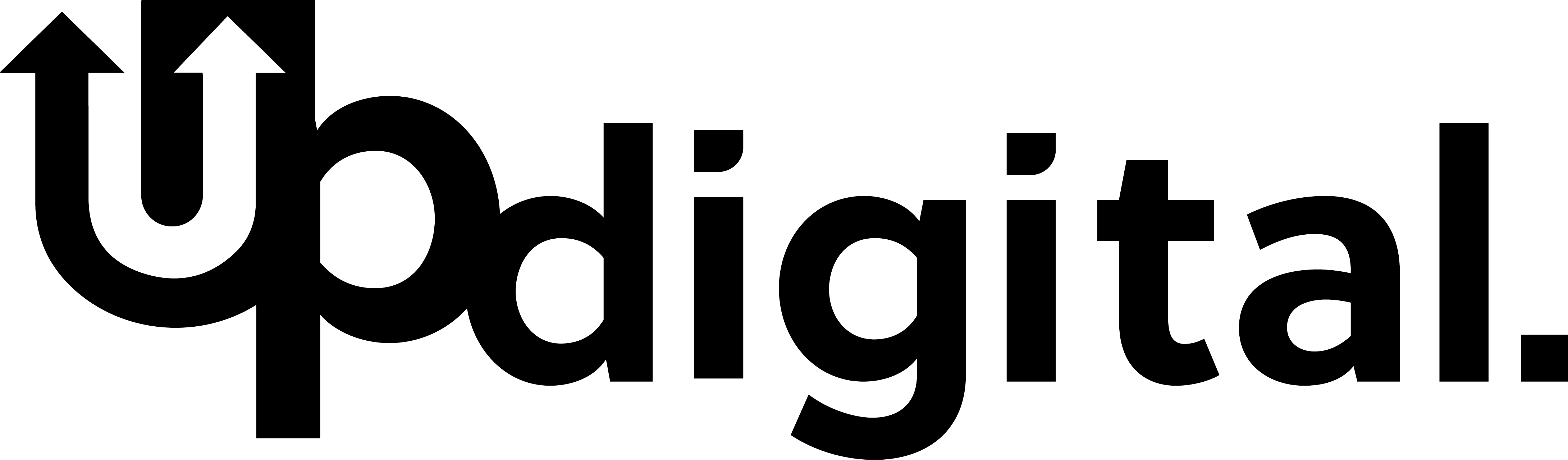 Up Digital black wordmark