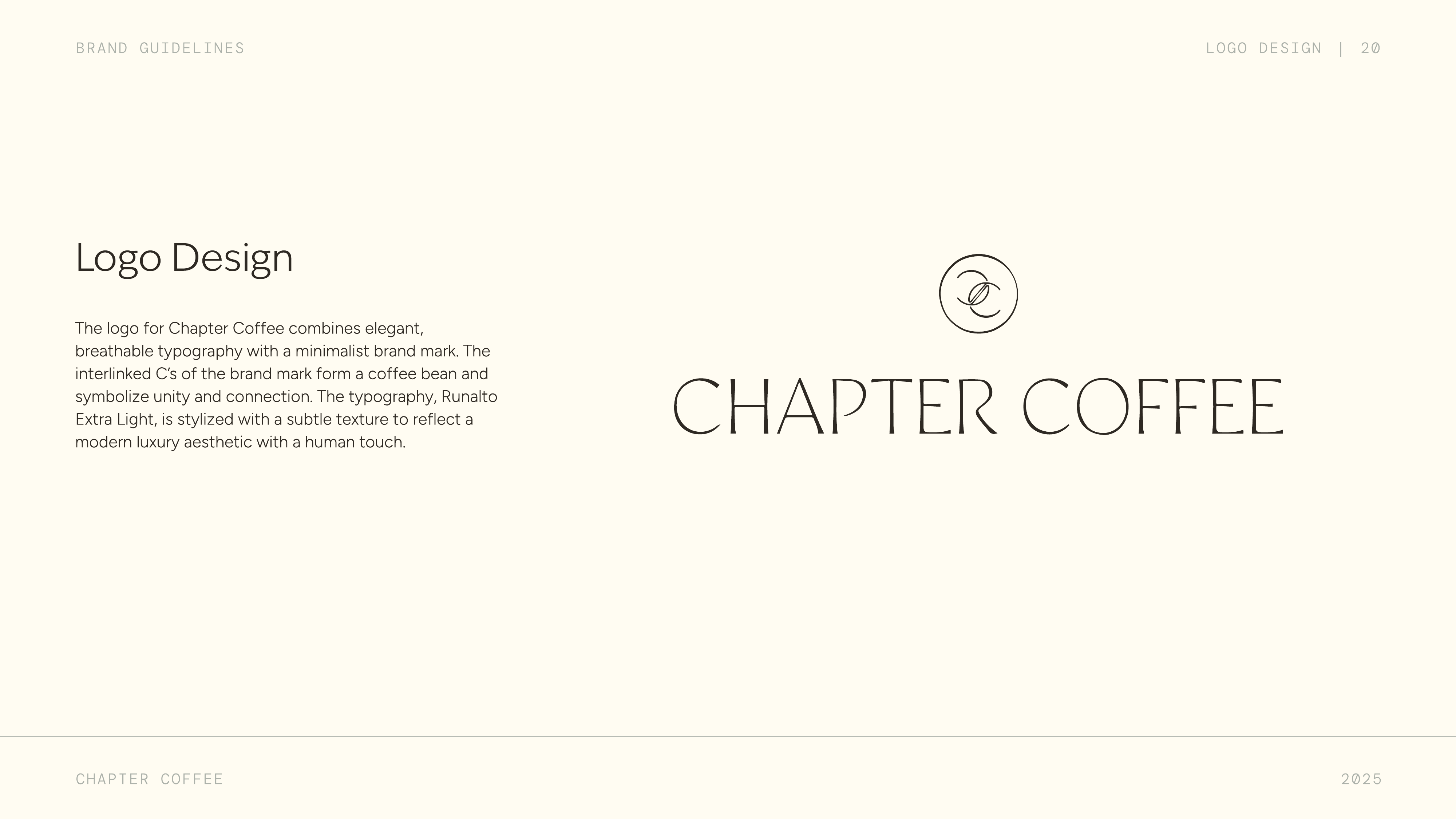 Chapter Coffee primary logo mark